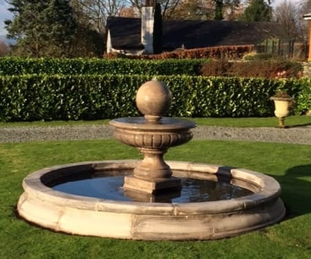 Hampshire Ball Fountain, Large Cambridge Double Pool Surround
