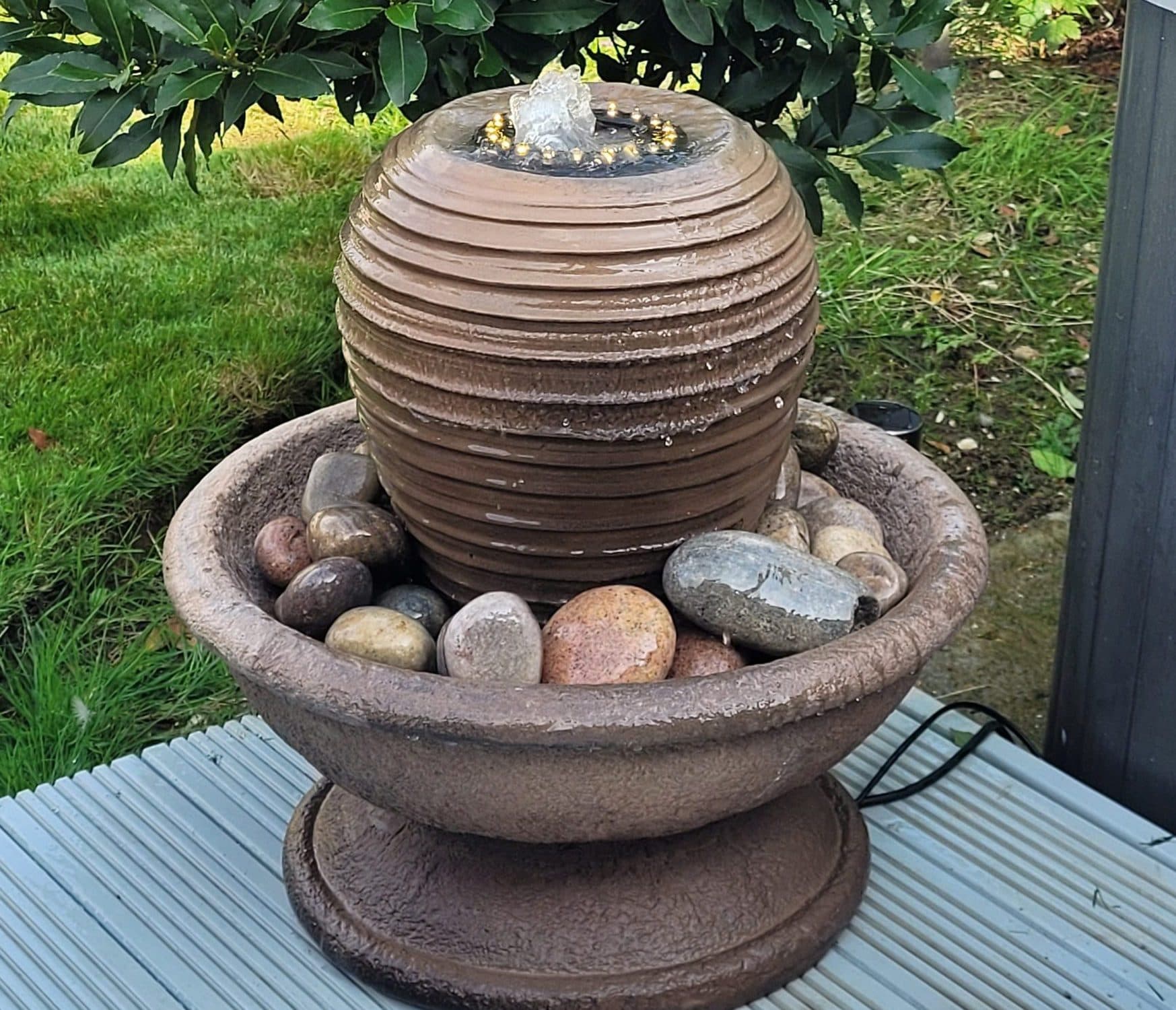 Patio Fountain With Ramash Urn