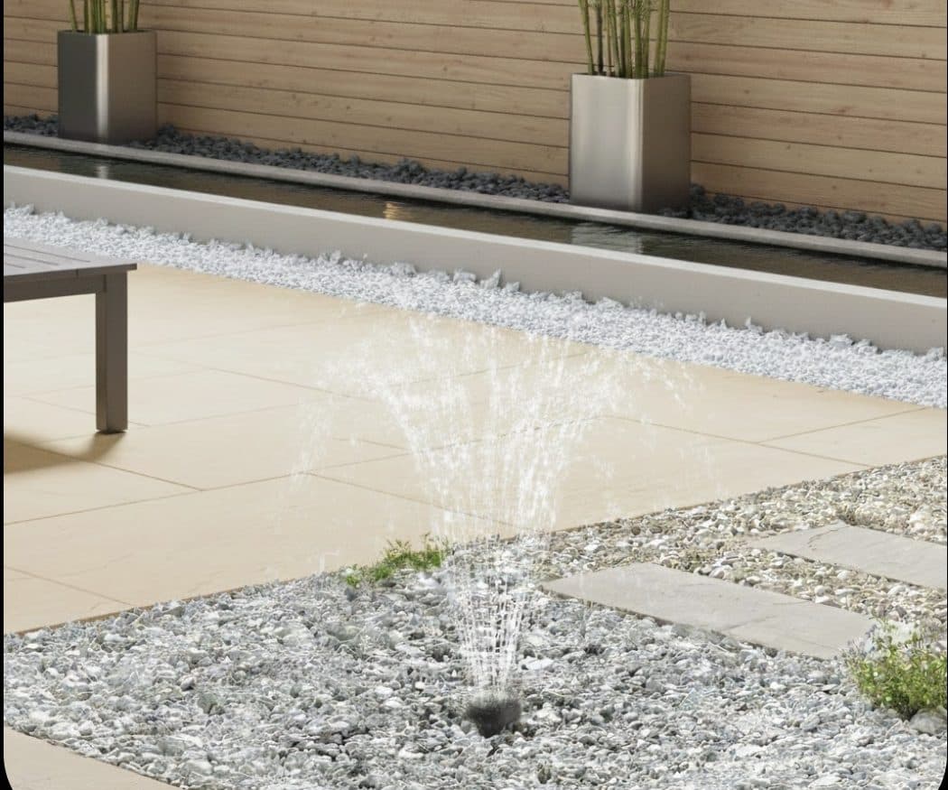 Sump with water display