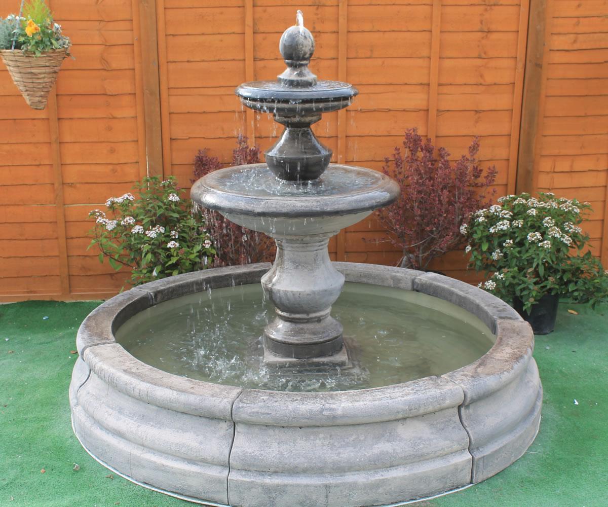 Outdoor Fountain With Pool