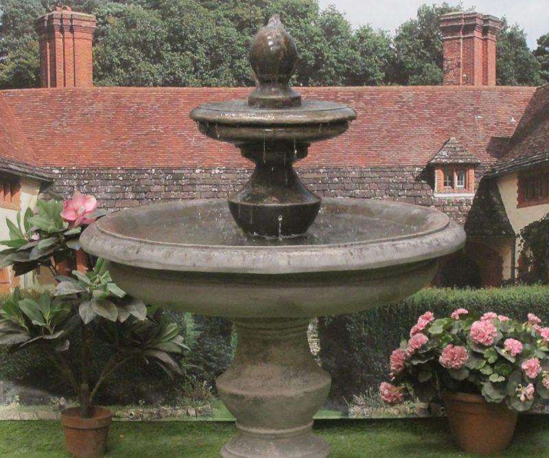 Large Bowled Regis Fountain Stone Garden Fountains & Garden Water