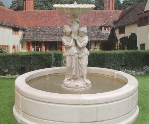maidens statue water feature fountain tate pool surround 1
