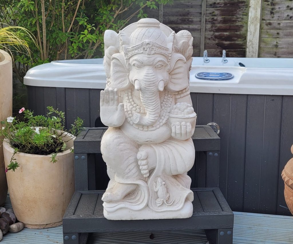 Lord Ganesh Stone Garden Fountains & Garden Water Features in UK